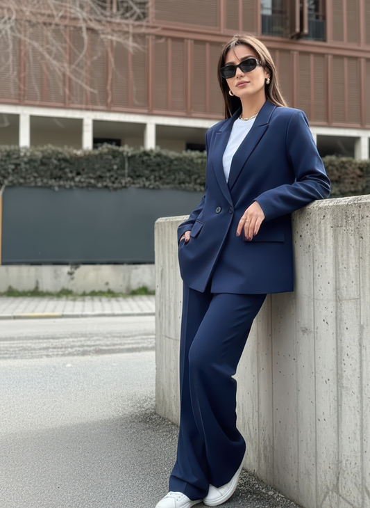 Ensemble Costume Bleu foncé