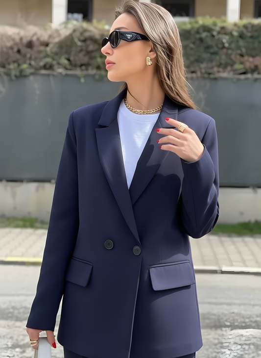 Ensemble Costume Bleu foncé