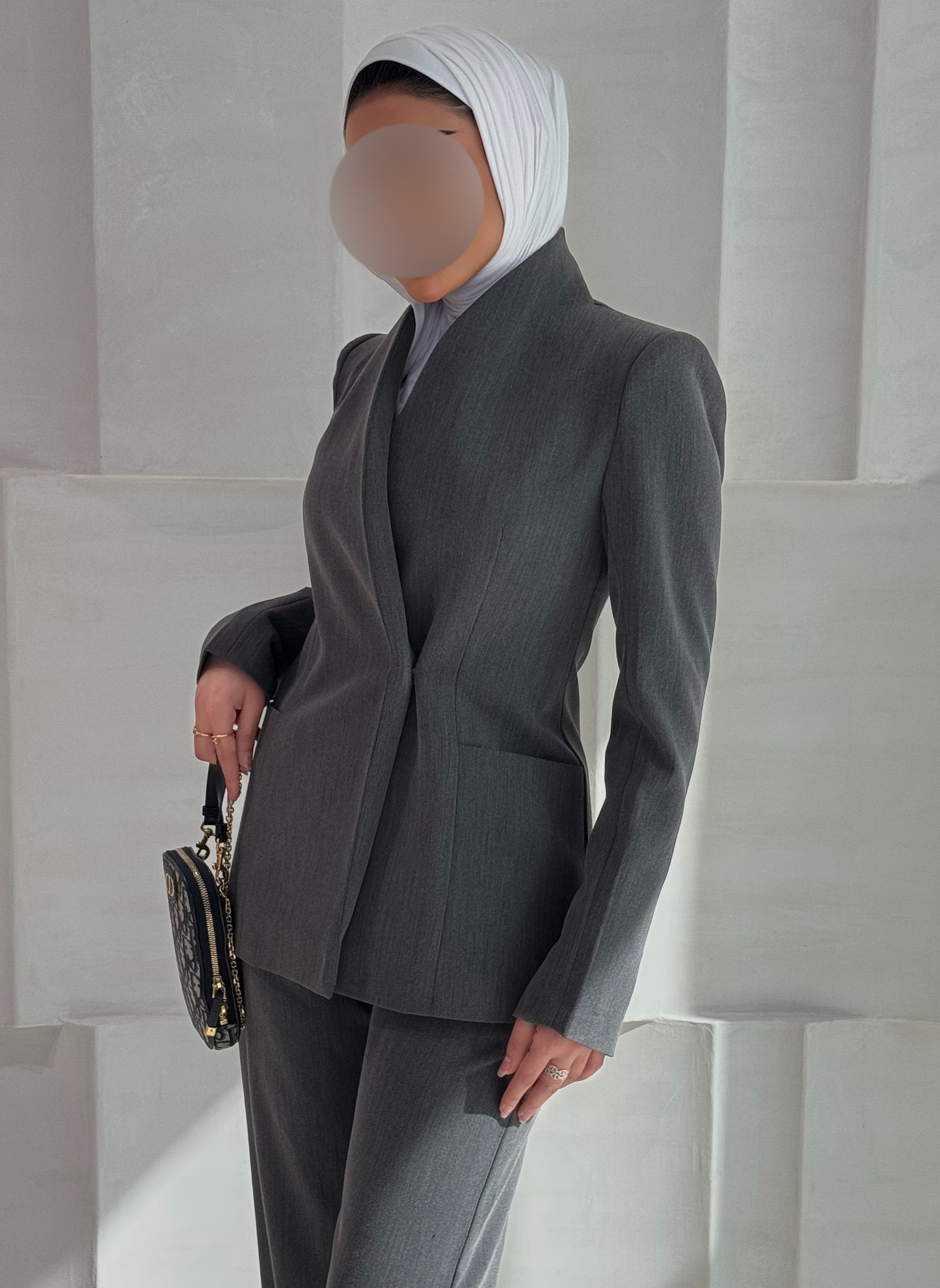 Costume Gris Chic Tenden tendance