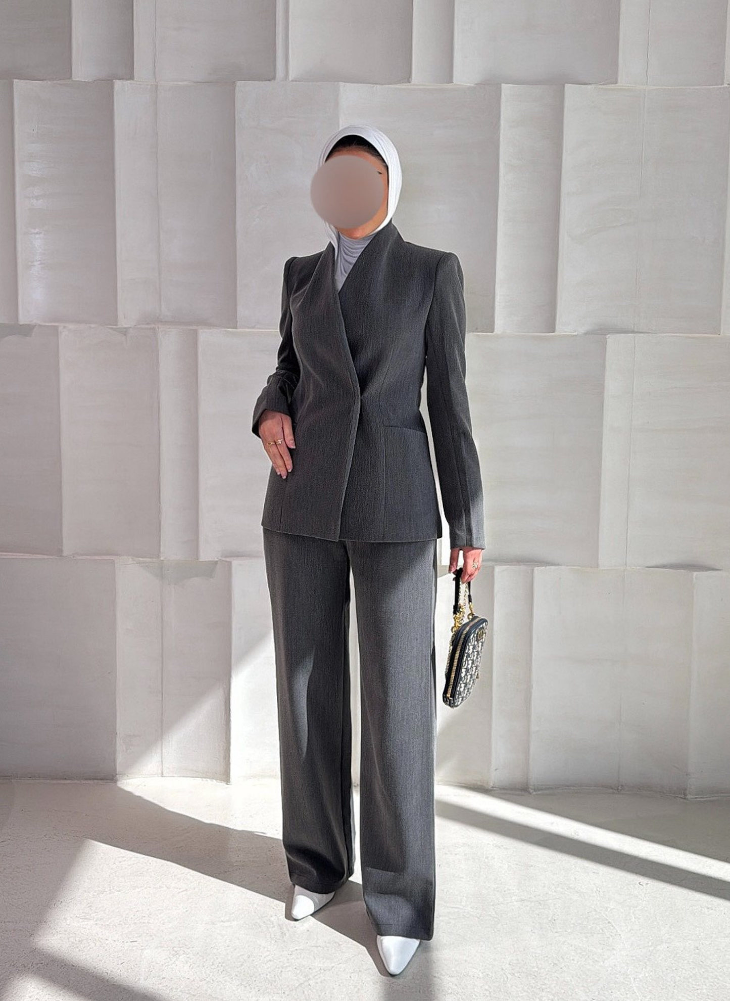 Costume Gris Chic Tenden tendance