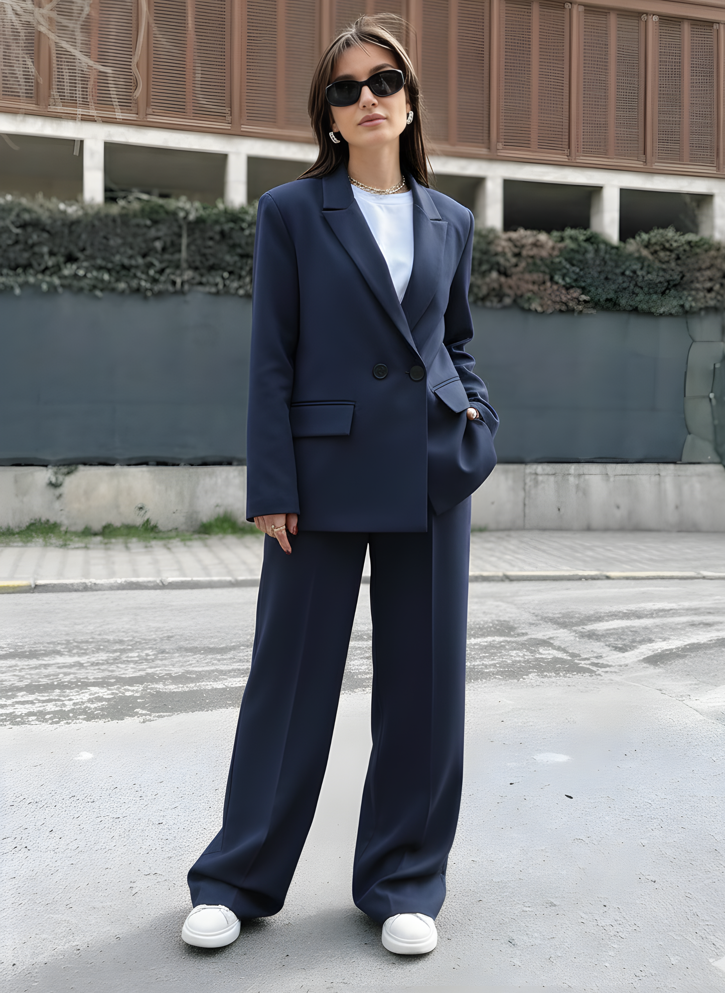 Ensemble Costume Bleu foncé